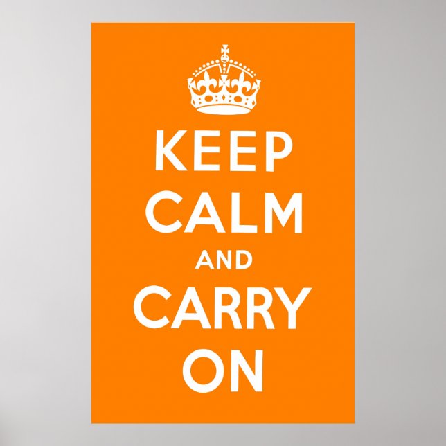 Orange Poster (Vorne)