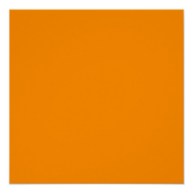Orange Poster (Vorderseite)