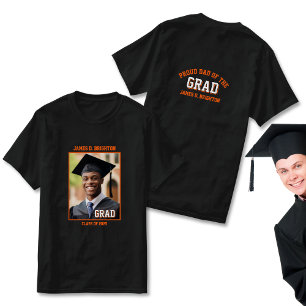 Orange Proud Vater Foto Abschluss T-Shirt