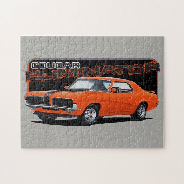 Orange Puma-Eliminator Puzzle (Horizontal)