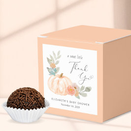 Orange Pumpkin Baby Dusche Vielen Dank Geschenkschachtel