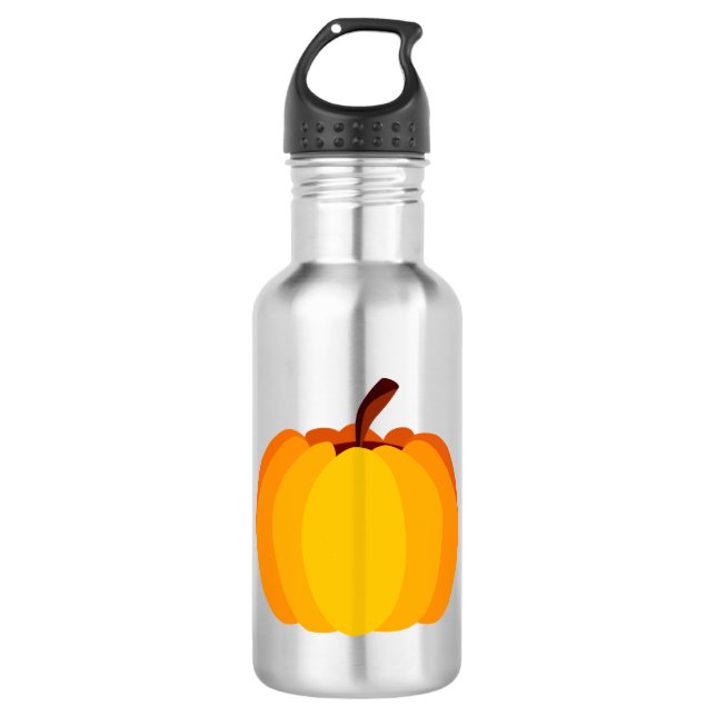 Orange Pumpkin Edelstahlflasche (Vorderseite)