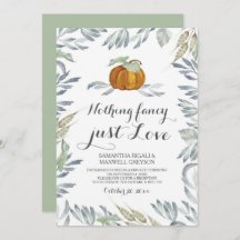 Orange Pumpkin Greenery Nichts Extravagante Liebe