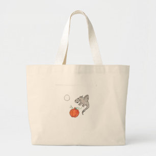 Orange Pumpkin mit Dragon Jumbo Stoffbeutel