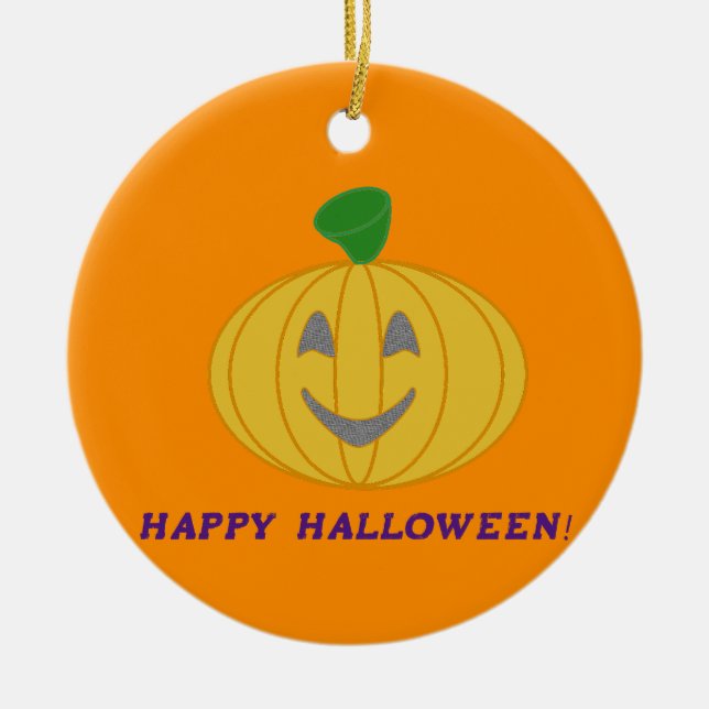 Orange Pumpkin Ornament (Vorne)