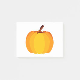 Orange Pumpkin Post-it Klebezettel