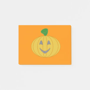 Orange Pumpkin Post-it Klebezettel
