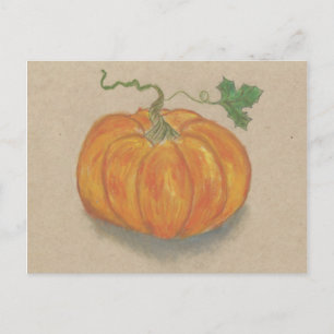 Orange Pumpkin Postkarte