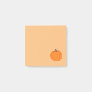 Orange Pumpkin Sticknotes Post-it Klebezettel