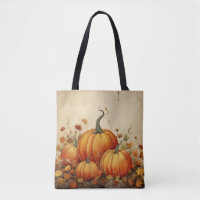 Orange Pumpkins Rustikaler Herbst