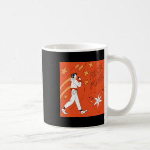 Orange Punk Rock expressive Digital Art Illustrati Kaffeetasse