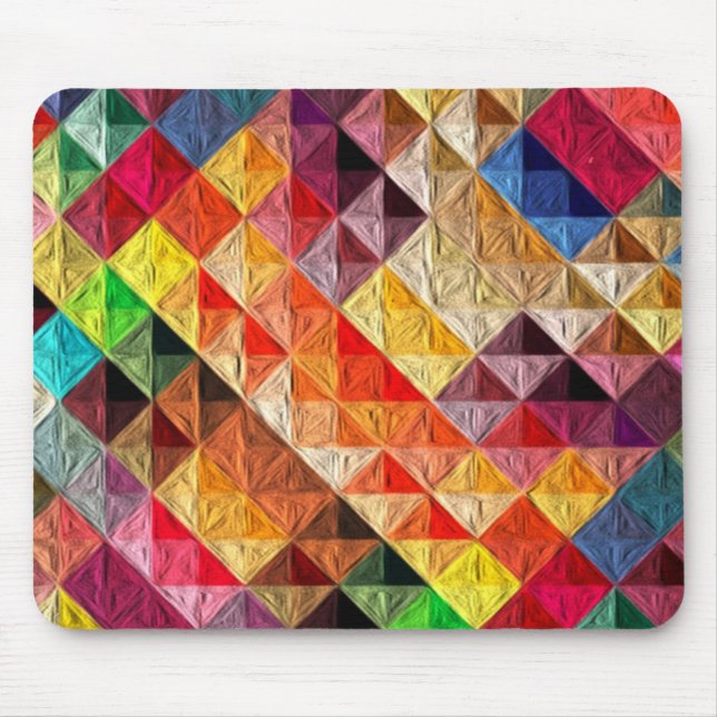 Orange Quilty Mousepad (Vorne)