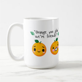 ORANGE QUOTE KAFFEETASSE