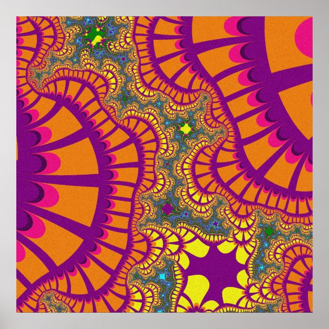 Orange Rainbow Remix Poster (Vorne)