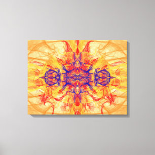 ORANGE RAUCHER - Fraktal Art - Canvas Print Leinwanddruck