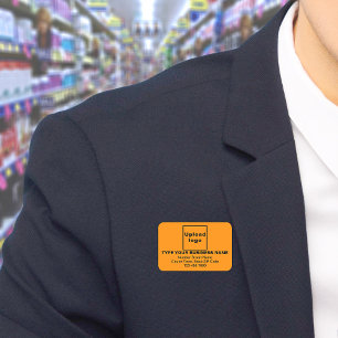 Orange Rectangle, Markenname Namensschild