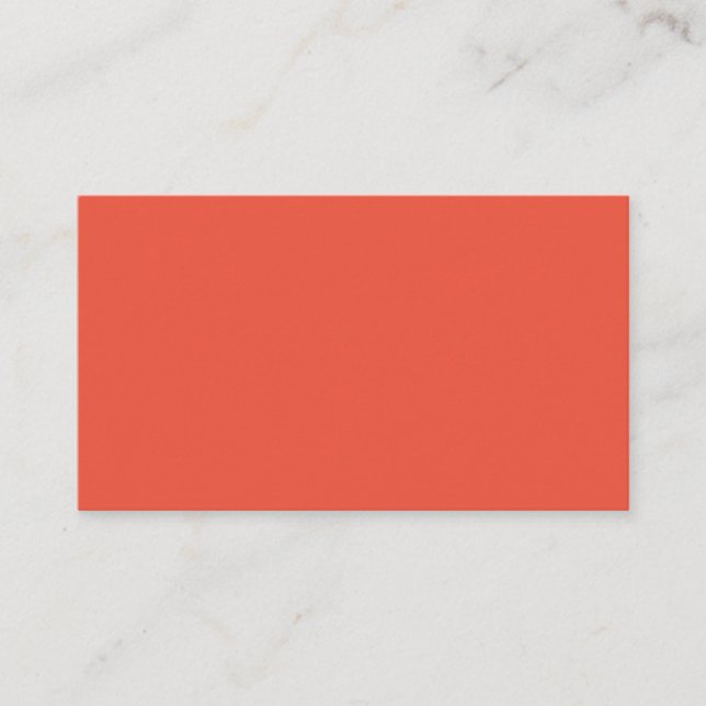 Orange Red #EC553E, helles Kupfer Terminkarte (Vorderseite)