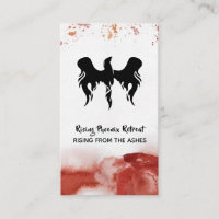 *~* Orange Red Feathers Black Phoenix Flame