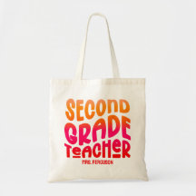 Orange Red Ombre Typografie der zweiten Klasse