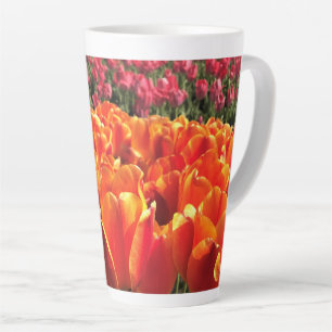 Orange & Red Tulips Milchtasse