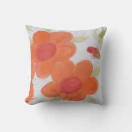 Orange Red und Minze Green Kissen