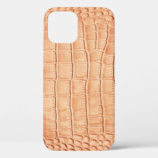 Orange Reptile Leder Textur Case-Mate iPhone Hülle