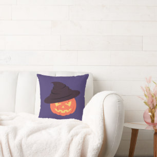 Orange Retro Pumpkin Kissen