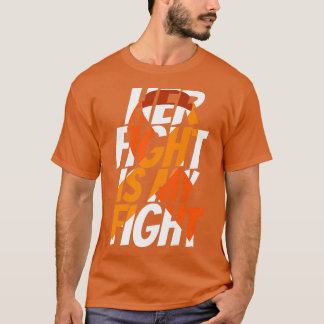 Orange Ribbon für ihre Produkte Leukämie Bewusstse T-Shirt