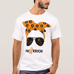 Orange Ribbon Krebs Krieger Bandana Unbre T-Shirt