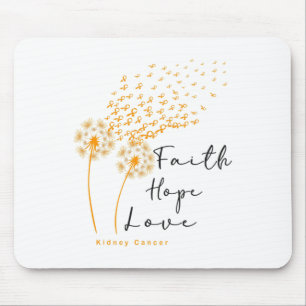 Orange Ribbon Resist The Storm Nieren Krebs Aware Mousepad