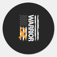 Orange Ribbon Warrior USA Kidney Cancer Awareness