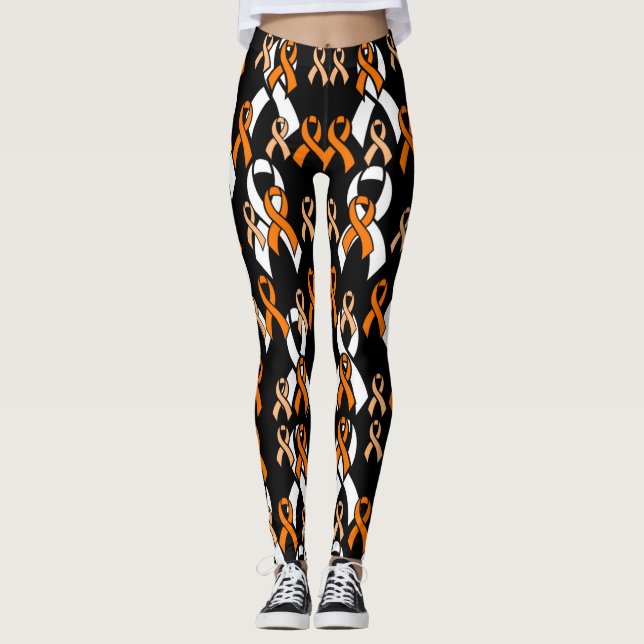 Orange Ribbons...RSD/CRPS Leggings (Vorderseite)