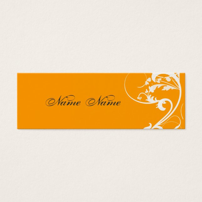 Orange Rich Baroque Vibranff Bold Floral Wirbel (Vorderseite)