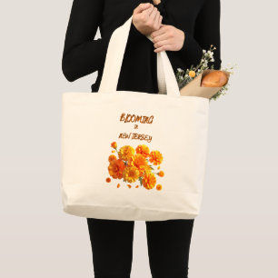 ORANGE RINGELBLUME BLUMEN NATÜRLICHER FRÜHLINGS-EI JUMBO STOFFBEUTEL
