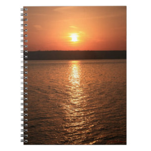 Orange River Sunset Notebook Notizblock
