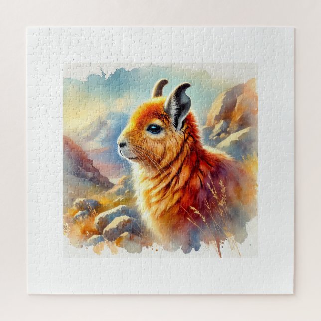 Orange Rock Viscacha 270824AREF117 - Watercolor Puzzle (Vertikal)