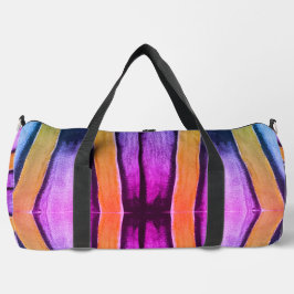 Orange, rosa, lila und blaue Grafiken Duffle Bag