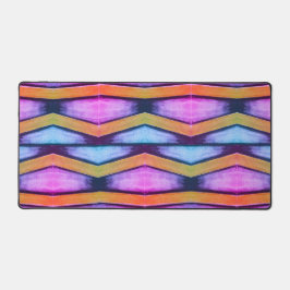 Orange, rosa, lila und blaue Grafiken Schreibtischunterlage