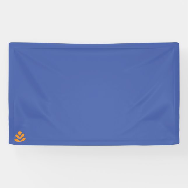 Orange, Rosa und Weiß Vinyl Banner (Horizontal)