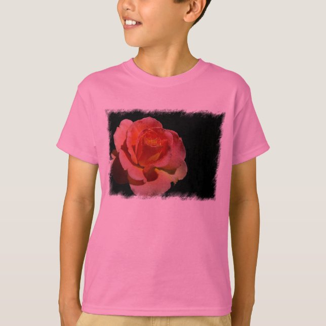 Orange Rose 2 T-Shirt (Vorderseite)