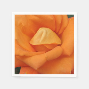 Orange Rose Blume Servietten