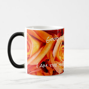 Orange Rose Bouquet Tasse