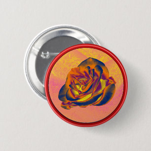 Orange-Rose Button