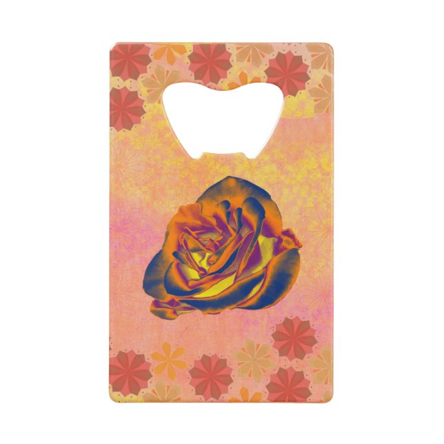 Orange Rose Flaschenöffner (Vorderseite)