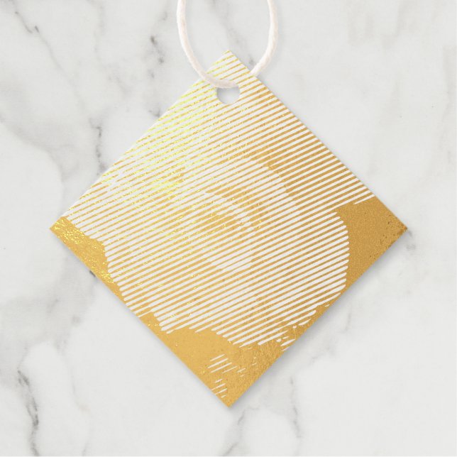 Orange Rose Geschenkanhänger (Vorderseite)