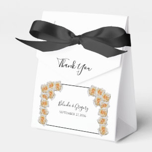 Orange Rose Hochzeit Geschenkschachtel
