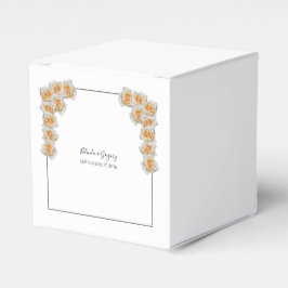 Orange Rose Hochzeit Geschenkschachtel