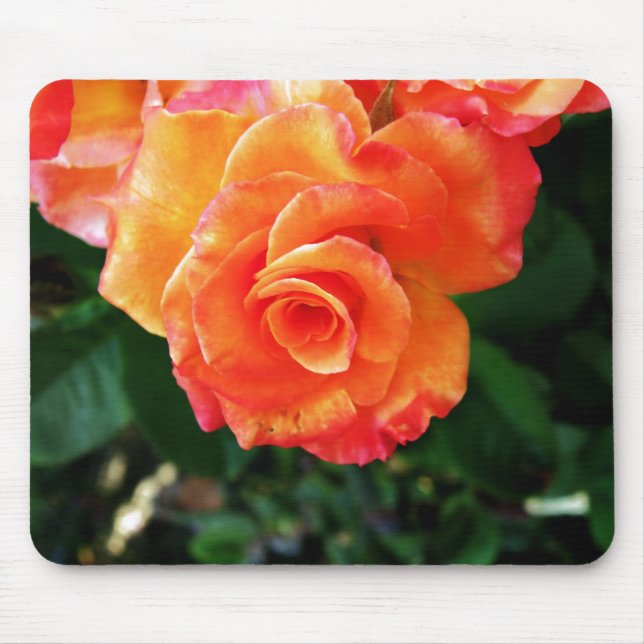 Orange Rose Mousepad (Vorne)