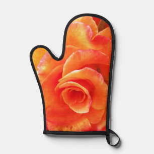 Orange Rose Ofenhandschuh