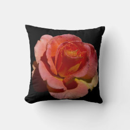Orange Rose Pillow Kissen